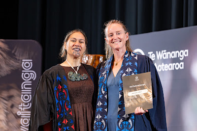 Photo from the TWoA Whirikoka 2024 Graduation (Gisborne), held at the War Memorial Theatre, Gisborne, East Coast, New Zealand on Wednesday, 16 April, 2025. Photo by Alick Saunders for KeyImagery Photography. Copyright: © 2025 Te Wānanga o Aotearoa.
