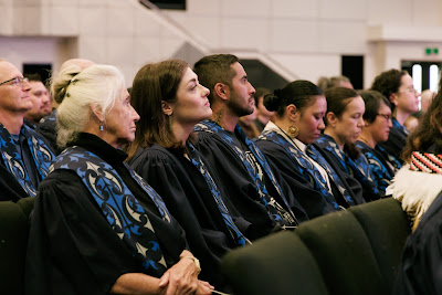 Photo from Ceremony 6 of the TWoA Tāmaki Makaurau 2025 Graduations (May 2025) held at the Mangere Arts Centre in Auckland, New Zealand on Wednesday, 28 May, 2025. Photo by Mike Walen / KeyImagery Photography. Copyright: © 2025 Te Wānanga o Aotearoa.