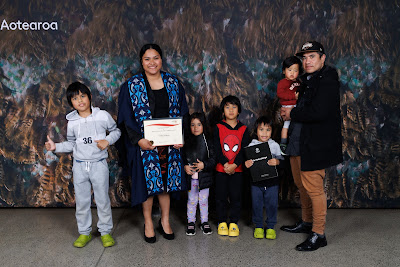 Photo from the TWoA Tāmaki Makaurau 2023 Graduations (Ceremony 3 @ 8pm), held at the Due Drop Events Centre, Manukau, Auckland, New Zealand on Wednesday, 7 June, 2023. Photo: Mike Walen / KeyImagery Photography. Copyright: © Te Wānanga o Aotearoa.