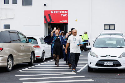 Photo from Ceremony 6 of the TWoA Tāmaki Makaurau 2025 Graduations (May 2025) held at the Mangere Arts Centre in Auckland, New Zealand on Wednesday, 28 May, 2025. Photo by Mike Walen / KeyImagery Photography. Copyright: © 2025 Te Wānanga o Aotearoa.