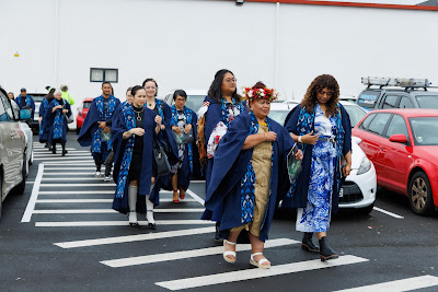 Photo from Ceremony 6 of the TWoA Tāmaki Makaurau 2025 Graduations (May 2025) held at the Mangere Arts Centre in Auckland, New Zealand on Wednesday, 28 May, 2025. Photo by Mike Walen / KeyImagery Photography. Copyright: © 2025 Te Wānanga o Aotearoa.