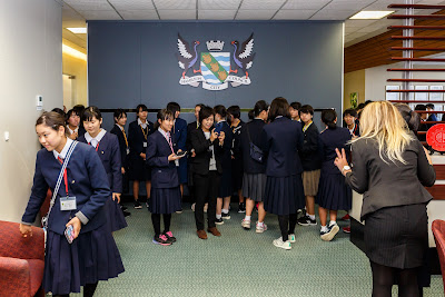 Photo from the Saitama Schools' Visit to Hamilton City Council, Hamilton, New Zealand. Taken: Tuesday, 7 August 2018. Photography: Mike Walen / KeyImagery Photography. Copyright: © Hamilton City Council