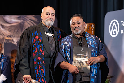 Photo from the TWoA Whirikoka 2024 Graduation (Gisborne), held at the War Memorial Theatre, Gisborne, East Coast, New Zealand on Wednesday, 16 April, 2025. Photo by Alick Saunders for KeyImagery Photography. Copyright: © 2025 Te Wānanga o Aotearoa.