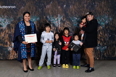 Photo from the TWoA Tāmaki Makaurau 2023 Graduations (Ceremony 3 @ 8pm), held at the Due Drop Events Centre, Manukau, Auckland, New Zealand on Wednesday, 7 June, 2023. Photo: Mike Walen / KeyImagery Photography. Copyright: © Te Wānanga o Aotearoa.