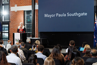 Photo from the HCC NZ Citizenship Ceremony 2 (Afternoon) held at The Atrium, Wintec/Te Pukenga, Hamilton, Waikato, New Zealand at 3:30pm on Monday, 17 June, 2024. Photo: Mike Walen / KeyImagery Photography. Copyright: © Hamilton City Council.