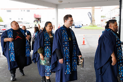 Photo from Ceremony 6 of the TWoA Tāmaki Makaurau 2025 Graduations (May 2025) held at the Mangere Arts Centre in Auckland, New Zealand on Wednesday, 28 May, 2025. Photo by Mike Walen / KeyImagery Photography. Copyright: © 2025 Te Wānanga o Aotearoa.