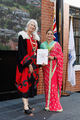Photo from the HCC NZ Citizenship Ceremony (Afternoon) held in The Atrium, Wintec/Te Pukenga, Hamilton, Waikato, New Zealand at 3:30pm on Monday, 12 February, 2024. Photo: Mike Walen / KeyImagery Photography. Copyright: © Hamilton City Council.
