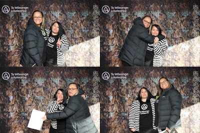 Booth photo from the TWoA Waiariki 2023 Graduations (Waiwhero), held at Te Puia, Rotorua, Bay of Plenty, New Zealand on Friday, 12 May, 2023. Photo: Instabooth by KeyImagery. Copyright: © Te Wānanga o Aotearoa.