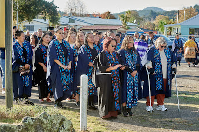 Photo from the TWoA Waiariki 2021 Graduations (Kawarau), held at Rautahi Marae117 Onslow Street, Bay of Plenty, New Zealand. Taken: Friday 21 May 2021. Photo: Alick Saunders for KeyImagery Photography. Copyright: © Te Wananga o Aotearoa.