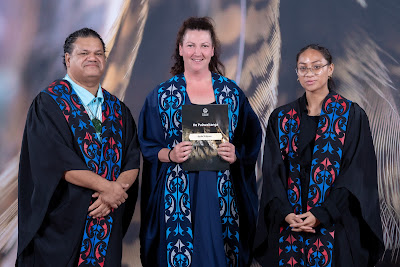 Photo from the TWoA Te Tai Tokerau 2024 Graduation (Kaitaia), held at Te Ahu in Kaitaia, Northland, New Zealand on Wednesday, 8 May, 2024. Photo by Alick Saunders for KeyImagery Photography. Copyright: © Te Wānanga o Aotearoa.