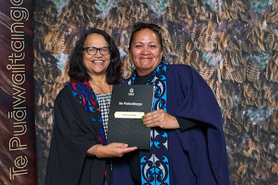 Photo from the TWoA Waiariki 2023 Graduations (Kawerau), held at  Rautahi Marae, Kawerau, Bay of Plenty, New Zealand on Friday, 2 June, 2023. Photo: Alick Saunders for KeyImagery Photography. Copyright: © Te Wānanga o Aotearoa.