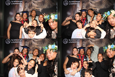 Booth photo from Ceremony 2 of the TWoA Tāmaki Makaurau 2025 Graduations (March 2025) held at the Mangere Arts Centre in Auckland, New Zealand on Wednesday, 12 March, 2025. Photo: InstaBooth by KeyImagery Photography. Copyright: © 2025 Te Wānanga o Aotearoa.