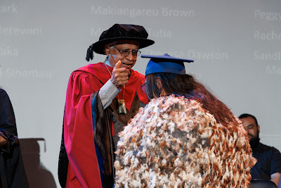 Photo from Ceremony 2 of the TWoA Tāmaki Makaurau 2025 Graduations (March 2025) held at the Mangere Arts Centre in Auckland, New Zealand on Wednesday, 12 March, 2025. Photo by Mike Walen / KeyImagery Photography. Copyright: © 2025 Te Wānanga o Aotearoa.