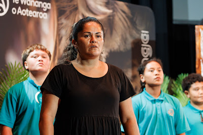 Photo from the TWoA Whirikoka 2024 Graduation (Gisborne), held at the War Memorial Theatre, Gisborne, East Coast, New Zealand on Wednesday 10 April, 2024. Photo by Mike Walen / KeyImagery Photography. Copyright: © Te Wānanga o Aotearoa.