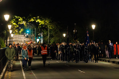 Photo from the Anzac Day 2025 Dawn Service held at Memorial Park in Hamilton, Waikato, New Zealand on Friday, 25 April, 2025. Photography by Mike Walen / KeyImagery Photography. Copyright: © 2025 Hamilton City Council.