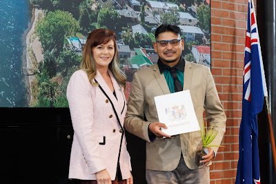Photo from the HCC NZ Citizenship Ceremony 2 (Afternoon) held at The Atrium, Wintec/Te Pukenga, Hamilton, Waikato, New Zealand at 3:30pm on Monday, 12 August, 2024. Photo: Mike Walen / KeyImagery Photography. Copyright: © Hamilton City Council.