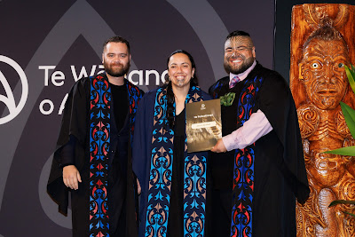 Photo from Ceremony 2 of the TWoA Tāmaki Makaurau 2025 Graduations (May 2025) held at the Mangere Arts Centre in Auckland, New Zealand on Monday, 26 May, 2025. Photo by Mike Walen / KeyImagery Photography. Copyright: © 2025 Te Wānanga o Aotearoa.