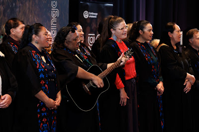 Photo from the TWoA Tāmaki Makaurau 2023 Graduations (Ceremony 1 @ 10am), held at the Due Drop Events Centre, Manukau, Auckland, New Zealand on Wednesday, 7 June, 2023. Photo: Mike Walen / KeyImagery Photography. Copyright: © Te Wānanga o Aotearoa.