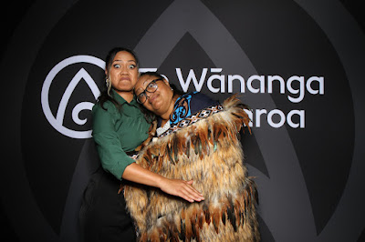 Booth photo from the TWoA Te Tai Tokerau (Kaitaia) 2025 Graduation held at Te Kura Kaupapa Maori o Pukemiro in Kaitaia, Northland, New Zealand on Monday, 14 April, 2025. Photo by InstaBooth / KeyImagery Photography. Copyright: © 2025 Te Wānanga o Aotearoa.