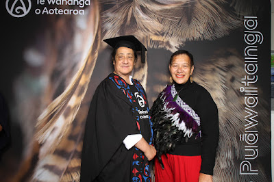 Booth photo from the TWoA Waiariki 2024 Graduations (Kawerau), held at Rautahi Marae, Kawerau, Bay of Plenty, New Zealand on Friday, 17 May, 2023. Photo: InstaBooth by KeyImagery Photography. Copyright: © Te Wānanga o Aotearoa.