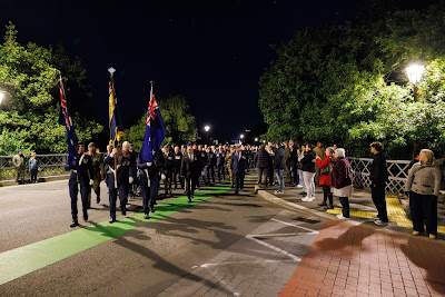 Photo from the Anzac Day 2025 Dawn Service held at Memorial Park in Hamilton, Waikato, New Zealand on Friday, 25 April, 2025. Photography by Mike Walen / KeyImagery Photography. Copyright: © 2025 Hamilton City Council.