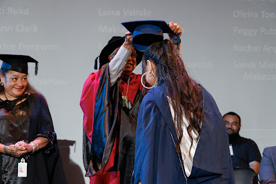 Photo from Ceremony 2 of the TWoA Tāmaki Makaurau 2025 Graduations (March 2025) held at the Mangere Arts Centre in Auckland, New Zealand on Wednesday, 12 March, 2025. Photo by Mike Walen / KeyImagery Photography. Copyright: © 2025 Te Wānanga o Aotearoa.