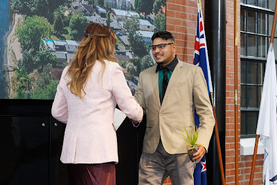 Photo from the HCC NZ Citizenship Ceremony 2 (Afternoon) held at The Atrium, Wintec/Te Pukenga, Hamilton, Waikato, New Zealand at 3:30pm on Monday, 12 August, 2024. Photo: Mike Walen / KeyImagery Photography. Copyright: © Hamilton City Council.