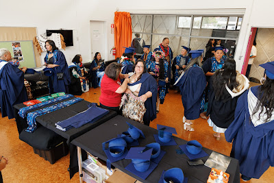 Photo from Ceremony 2 of the TWoA Tāmaki Makaurau 2025 Graduations (March 2025) held at the Mangere Arts Centre in Auckland, New Zealand on Wednesday, 12 March, 2025. Photo by Mike Walen / KeyImagery Photography. Copyright: © 2025 Te Wānanga o Aotearoa.