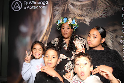 Booth photo from Ceremony 2 of the TWoA Tāmaki Makaurau 2025 Graduations (March 2025) held at the Mangere Arts Centre in Auckland, New Zealand on Wednesday, 12 March, 2025. Photo: InstaBooth by KeyImagery Photography. Copyright: © 2025 Te Wānanga o Aotearoa.
