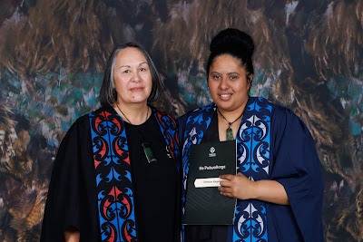 Photo from the TWoA Tāmaki Makaurau 2023 Graduations (Ceremony 5 @ 3pm), held at the Due Drop Events Centre, Manukau, Auckland, New Zealand on Thursday, 8 June, 2023. Photo: Mike Walen / KeyImagery Photography. Copyright: © Te Wānanga o Aotearoa.