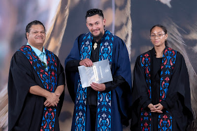 Photo from the TWoA Te Tai Tokerau 2024 Graduation (Kaitaia), held at Te Ahu in Kaitaia, Northland, New Zealand on Wednesday, 8 May, 2024. Photo by Alick Saunders for KeyImagery Photography. Copyright: © Te Wānanga o Aotearoa.