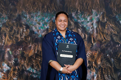Photo from the TWoA Tāmaki Makaurau 2023 Graduations (Ceremony 5 @ 3pm), held at the Due Drop Events Centre, Manukau, Auckland, New Zealand on Thursday, 8 June, 2023. Photo: Mike Walen / KeyImagery Photography. Copyright: © Te Wānanga o Aotearoa.