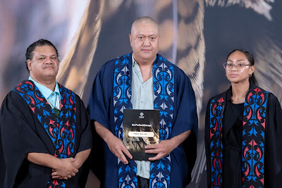 Photo from the TWoA Te Tai Tokerau 2024 Graduation (Kaitaia), held at Te Ahu in Kaitaia, Northland, New Zealand on Wednesday, 8 May, 2024. Photo by Alick Saunders for KeyImagery Photography. Copyright: © Te Wānanga o Aotearoa.