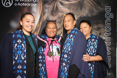 Booth photo from the TWoA Waiariki 2024 Graduations (Kawerau), held at Rautahi Marae, Kawerau, Bay of Plenty, New Zealand on Friday, 17 May, 2023. Photo: InstaBooth by KeyImagery Photography. Copyright: © Te Wānanga o Aotearoa.