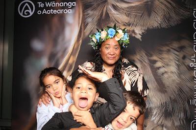 Booth photo from Ceremony 2 of the TWoA Tāmaki Makaurau 2025 Graduations (March 2025) held at the Mangere Arts Centre in Auckland, New Zealand on Wednesday, 12 March, 2025. Photo: InstaBooth by KeyImagery Photography. Copyright: © 2025 Te Wānanga o Aotearoa.