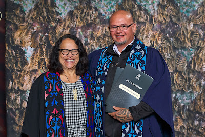 Photo from the TWoA Waiariki 2023 Graduations (Kawerau), held at  Rautahi Marae, Kawerau, Bay of Plenty, New Zealand on Friday, 2 June, 2023. Photo: Alick Saunders for KeyImagery Photography. Copyright: © Te Wānanga o Aotearoa.
