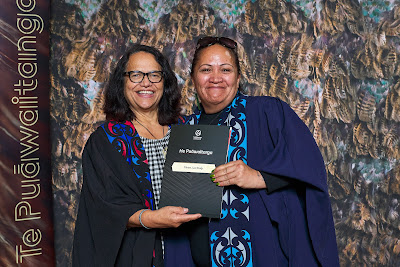 Photo from the TWoA Waiariki 2023 Graduations (Kawerau), held at  Rautahi Marae, Kawerau, Bay of Plenty, New Zealand on Friday, 2 June, 2023. Photo: Alick Saunders for KeyImagery Photography. Copyright: © Te Wānanga o Aotearoa.