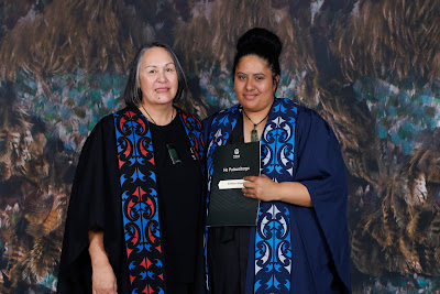 Photo from the TWoA Tāmaki Makaurau 2023 Graduations (Ceremony 5 @ 3pm), held at the Due Drop Events Centre, Manukau, Auckland, New Zealand on Thursday, 8 June, 2023. Photo: Mike Walen / KeyImagery Photography. Copyright: © Te Wānanga o Aotearoa.