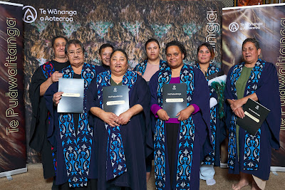 Photo from the TWoA Waiariki 2023 Graduations (Kawerau), held at  Rautahi Marae, Kawerau, Bay of Plenty, New Zealand on Friday, 2 June, 2023. Photo: Alick Saunders for KeyImagery Photography. Copyright: © Te Wānanga o Aotearoa.