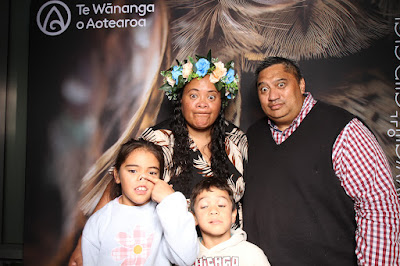 Booth photo from Ceremony 2 of the TWoA Tāmaki Makaurau 2025 Graduations (March 2025) held at the Mangere Arts Centre in Auckland, New Zealand on Wednesday, 12 March, 2025. Photo: InstaBooth by KeyImagery Photography. Copyright: © 2025 Te Wānanga o Aotearoa.