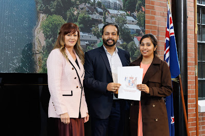 Photo from the HCC NZ Citizenship Ceremony 1 (Morning) held at The Atrium, Wintec/Te Pukenga, Hamilton, Waikato, New Zealand at 10:00am on Monday, 12 August, 2024. Photo: Mike Walen / KeyImagery Photography. Copyright: © Hamilton City Council.
