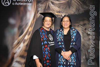 Booth photo from the TWoA Waiariki 2024 Graduations (Kawerau), held at Rautahi Marae, Kawerau, Bay of Plenty, New Zealand on Friday, 17 May, 2023. Photo: InstaBooth by KeyImagery Photography. Copyright: © Te Wānanga o Aotearoa.