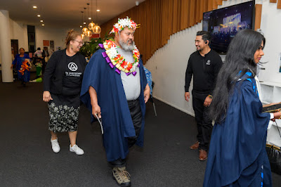 Photo from the TWoA Tāmaki Makaurau 2024 Graduations (Ceremony 4 @ 7pm), held at Church Unlimited, Glendene, Auckland, New Zealand on Tuesday, 25 June, 2024. Photo: Alick Saunders for KeyImagery Photography. Copyright: © Te Wānanga o Aotearoa.
