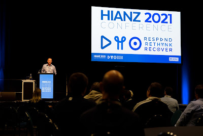 Photo from Day 1 of the 2021 HIANZ Conference held at the Energy Events Centre, Rotorua, New Zealand. Taken: Wednesday, 11 August 2021. Photography: Mike Walen / KeyImagery Photography. Copyright: © Hire Industry Association of New Zealand (Inc).
