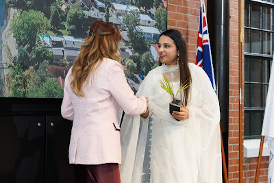 Photo from the HCC NZ Citizenship Ceremony 2 (Afternoon) held at The Atrium, Wintec/Te Pukenga, Hamilton, Waikato, New Zealand at 3:30pm on Monday, 12 August, 2024. Photo: Mike Walen / KeyImagery Photography. Copyright: © Hamilton City Council.
