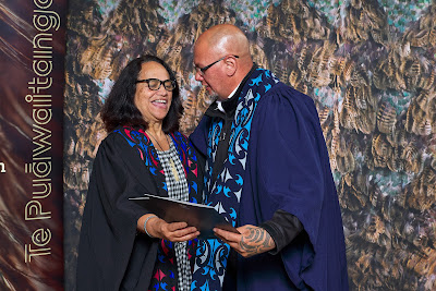Photo from the TWoA Waiariki 2023 Graduations (Kawerau), held at  Rautahi Marae, Kawerau, Bay of Plenty, New Zealand on Friday, 2 June, 2023. Photo: Alick Saunders for KeyImagery Photography. Copyright: © Te Wānanga o Aotearoa.