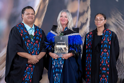 Photo from the TWoA Te Tai Tokerau 2024 Graduation (Kaitaia), held at Te Ahu in Kaitaia, Northland, New Zealand on Wednesday, 8 May, 2024. Photo by Alick Saunders for KeyImagery Photography. Copyright: © Te Wānanga o Aotearoa.