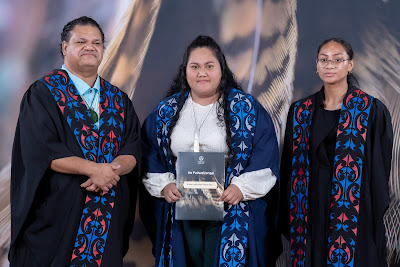 Photo from the TWoA Te Tai Tokerau 2024 Graduation (Kaitaia), held at Te Ahu in Kaitaia, Northland, New Zealand on Wednesday, 8 May, 2024. Photo by Alick Saunders for KeyImagery Photography. Copyright: © Te Wānanga o Aotearoa.