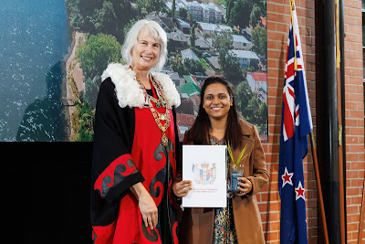 Photo from the HCC NZ Citizenship Ceremony 2 (Afternoon) held at The Atrium, Wintec/Te Pukenga, Hamilton, Waikato, New Zealand at 3:30pm on Monday, 17 June, 2024. Photo: Mike Walen / KeyImagery Photography. Copyright: © Hamilton City Council.