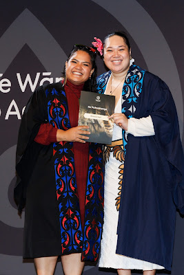 Photo from Ceremony 6 of the TWoA Tāmaki Makaurau 2025 Graduations (May 2025) held at the Mangere Arts Centre in Auckland, New Zealand on Wednesday, 28 May, 2025. Photo by Mike Walen / KeyImagery Photography. Copyright: © 2025 Te Wānanga o Aotearoa.